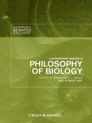 cover image of Contemporary Debates in Philosophy of Biology